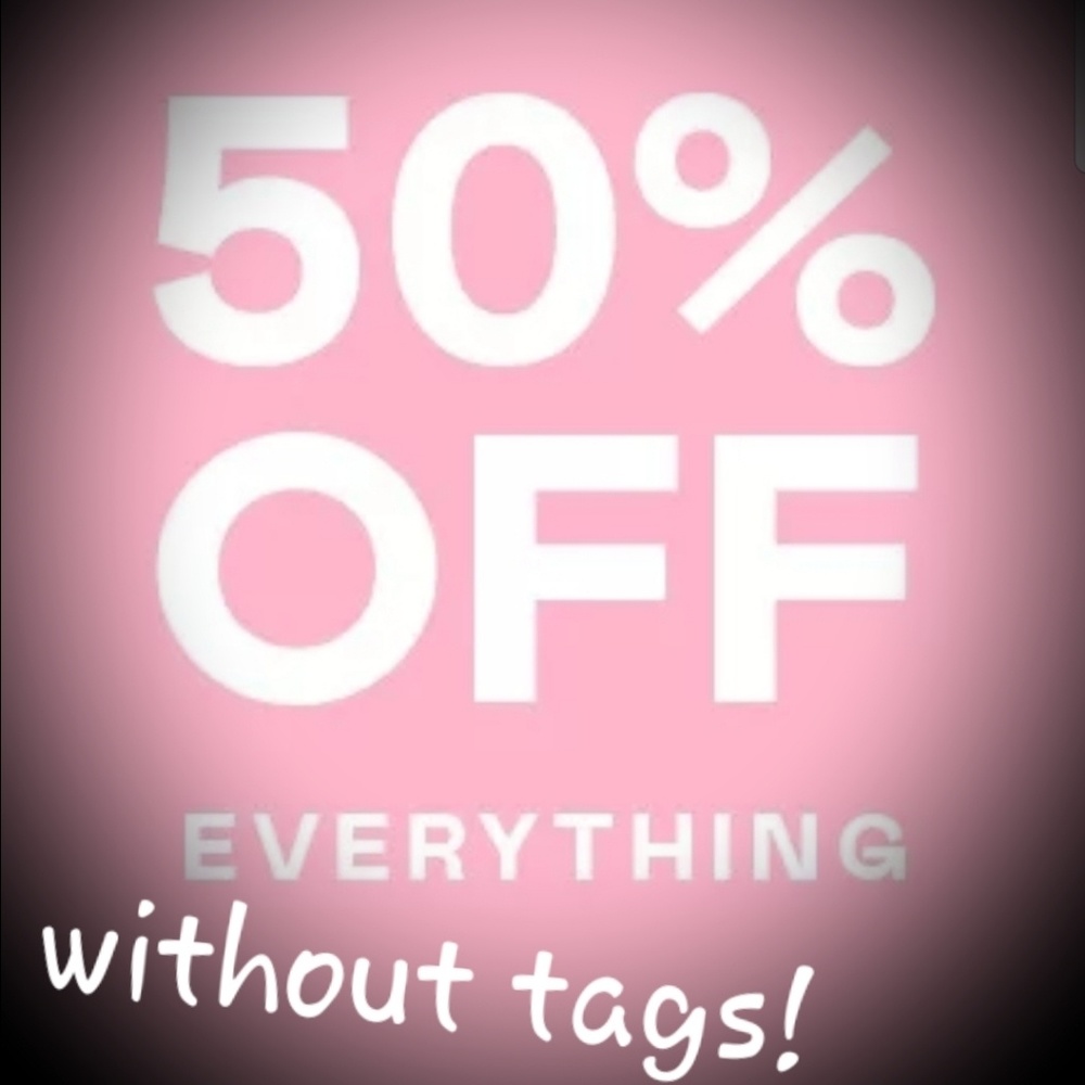 All gently used clothing is 50% off!